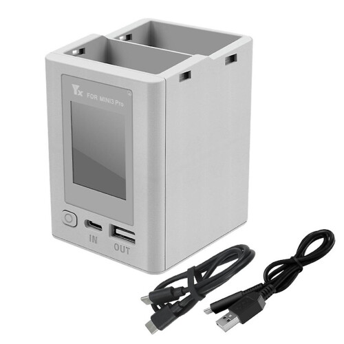 Quick Charging Hub For Mini 3 Pro Drone Battery Usb Charger With Lcd Display 2