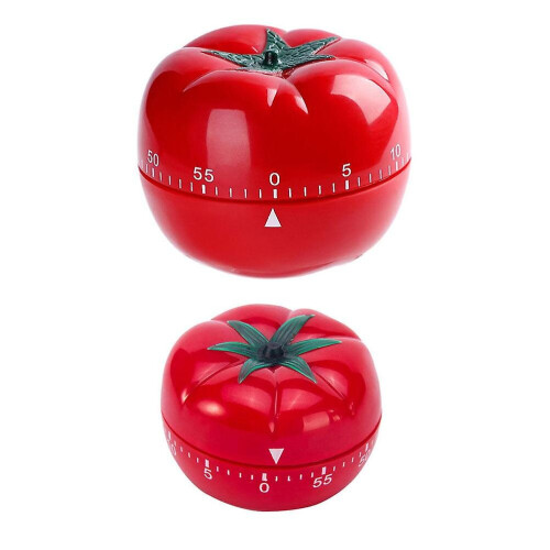 2pcs Tomato Design Timer Kitchen Cooking Timers Mechanical Cooking Timers 2
