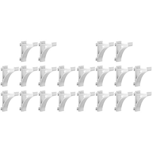 20 Pcs  Freezer Shelf Clips Refrigerator Support Hooks Cooler Shelf Brace 2