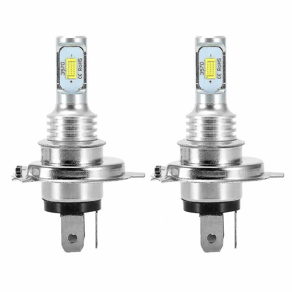 2X H4 9003 Hb2 6000K Super Csp Led Headlight Bulb Kit High Low Beam Canbus White 9468842007389
