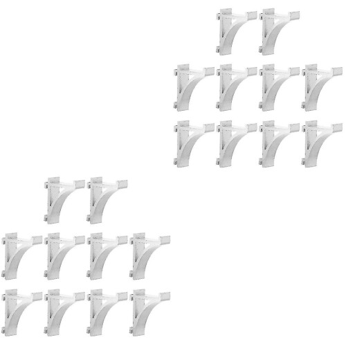 20 Pcs  Freezer Shelf Clips Refrigerator Support Hooks Cooler Shelf Brace 1