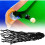 Sunrain 6pcs Billiards Net Hollow Out Pool Table Pocket Nets Compatible With Billiard 2
