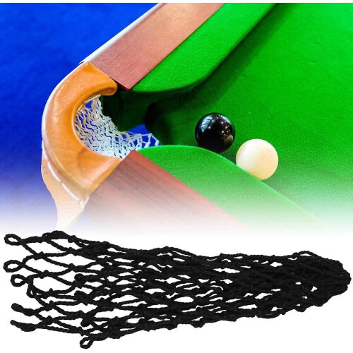 Sunrain 6pcs Billiards Net Hollow Out Pool Table Pocket Nets Compatible With Billiard 1