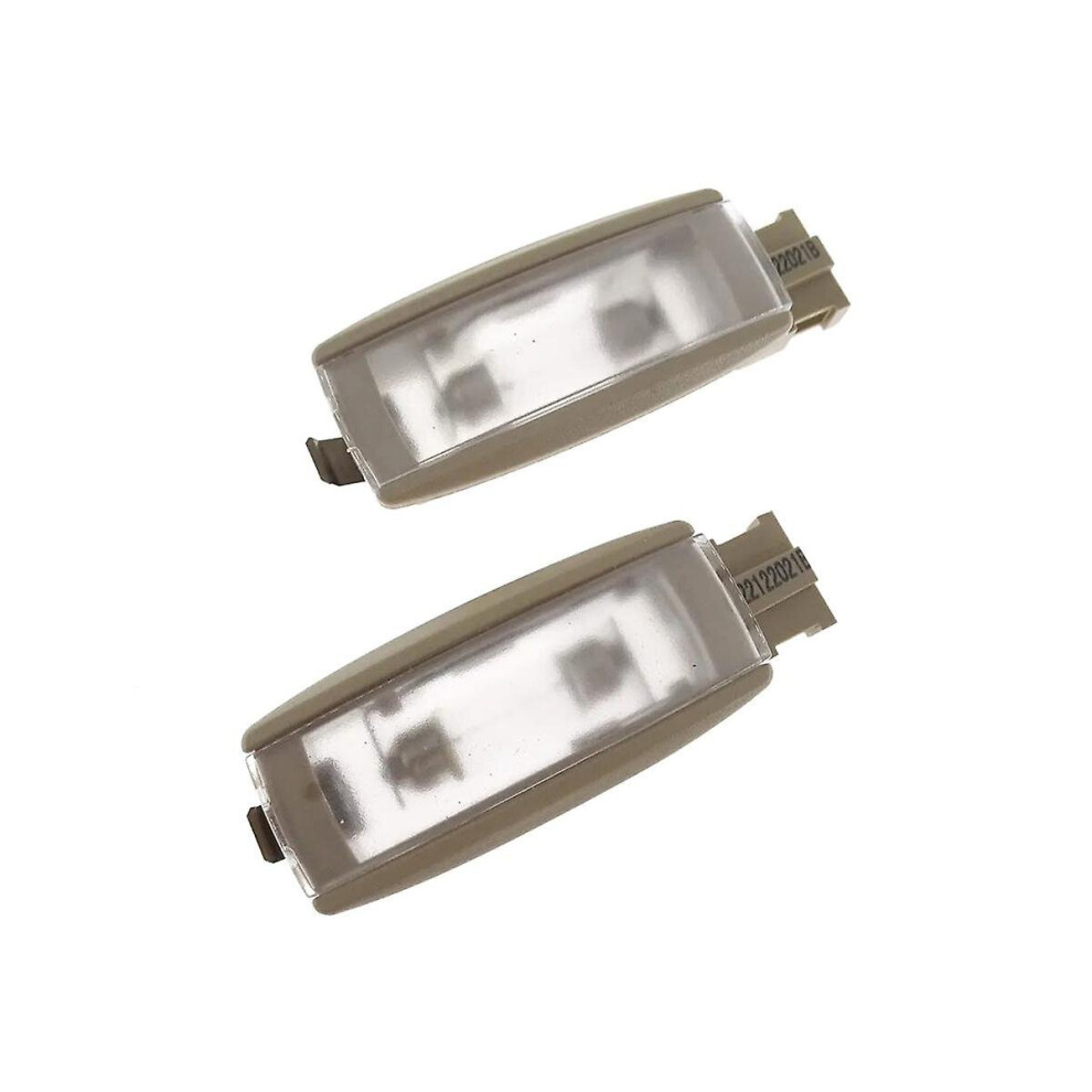 2Pcs Dome Lamp Reading For B6 B7 Cc Golf 5 Mk6 Mk7 Interior S 1Kd947109a Light/Beige