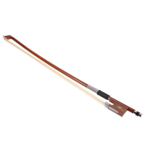 1/10 Violin Bow Replacement Red Sandalwood Violin Bow With Horse Accessory 2