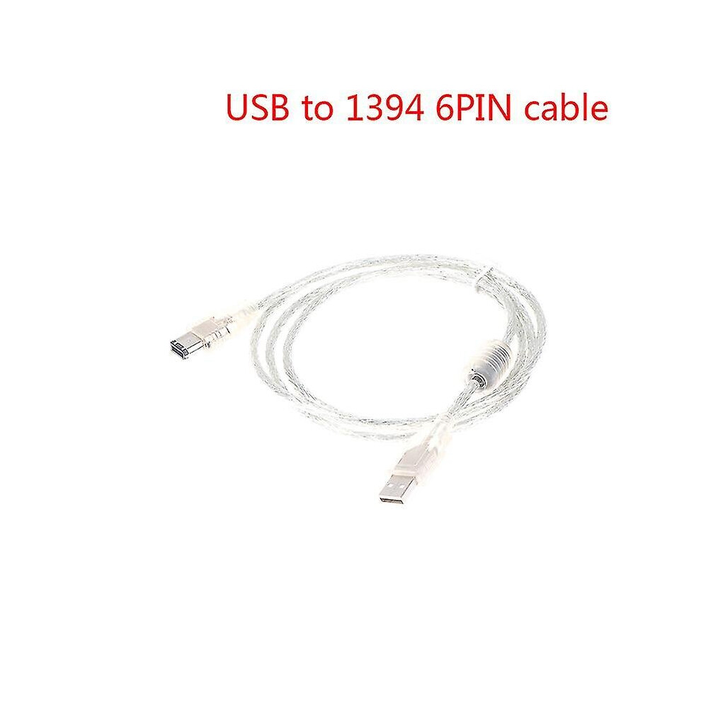 1 X Firewire Ieee 1394 6 Pin Male To Usb 2.0 Male Adaptor Convertor Cable Cord Hfmqv 9468842262597