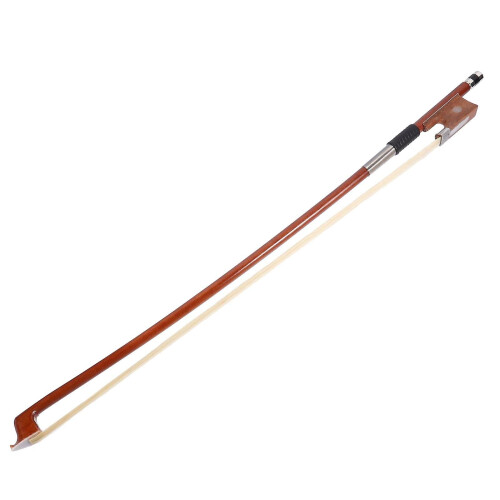 1/10 Violin Bow Replacement Red Sandalwood Violin Bow With Horse Accessory 1