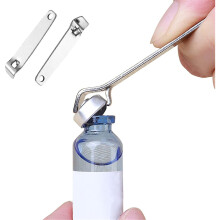 4pcs Mini Pocket Keychain Bottle Opener Botox Vials Opener Phial Cap Remover Oral Liquid Cap Lifter