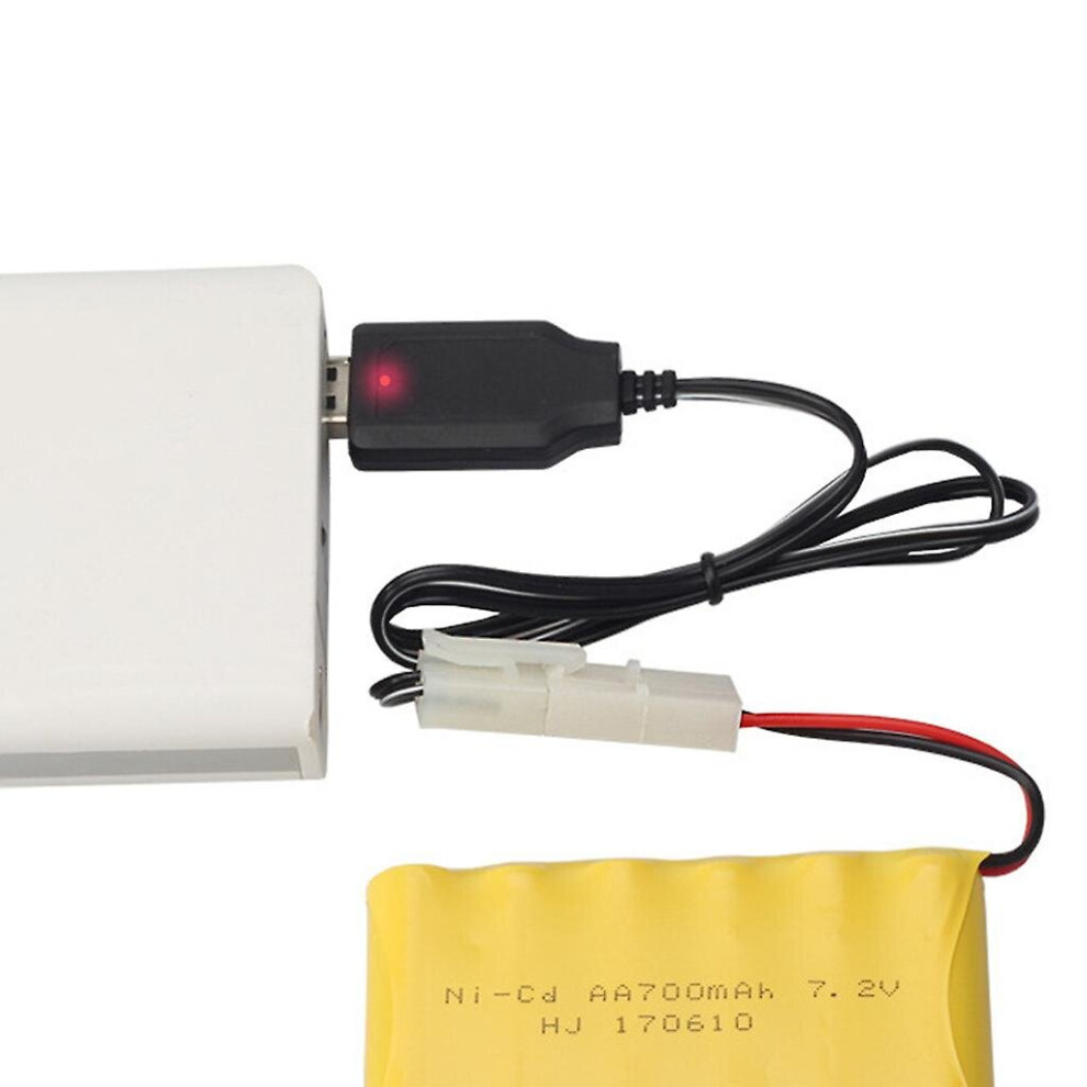 Charging Cable Batteries Usb Charger Ni-cd Ni-mh Ket-2p Plug Adapter 7.2v 250ma