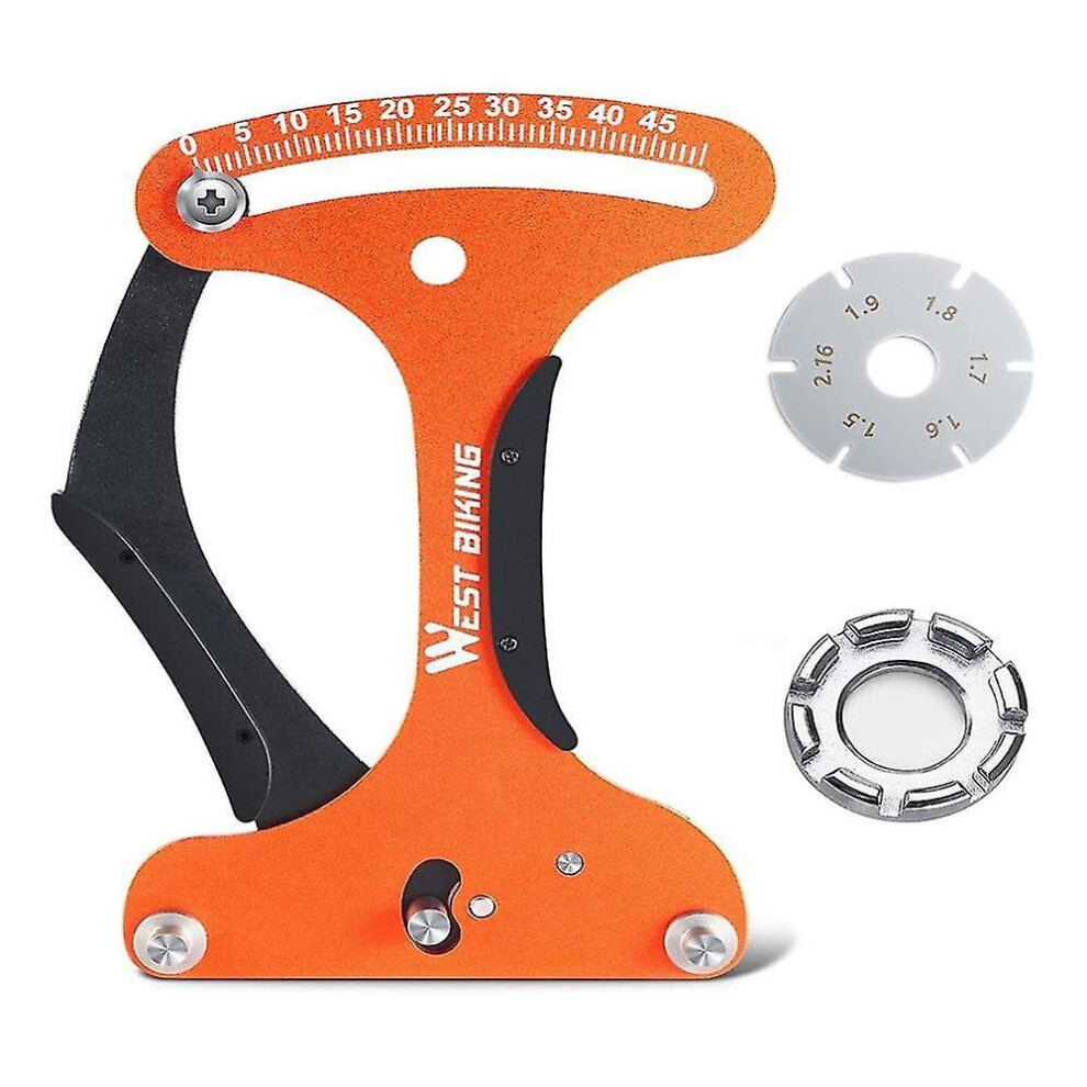 Spoke Tension Meter, Aluminum Bicycle Wheel Tool, Wire Tension Adjustment Tool Bike Accessory