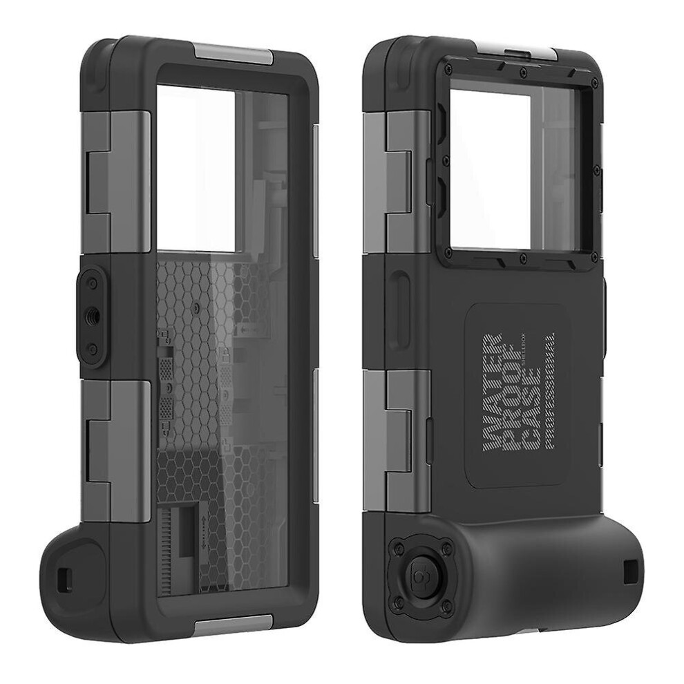 (Black) Diving Mobile Phone Case 15M Underwater Waterproof Cell Phone Cover For Swimming Snorkeling Black 9468842015674