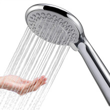 Shower Head Replacement - Handheld Shower Heads For Bathroom - Elegant Upgraded Adjustable - 5 Shower Experiences - Fits Your Shower Hose