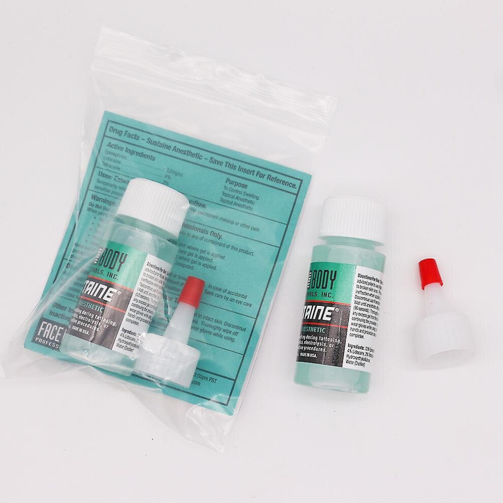 (1 pcs) New Permanent Makeup Face And Body Professional Blue Gel Tattoo Eyebrow Lip  Sustainine  Assistance Care Gel