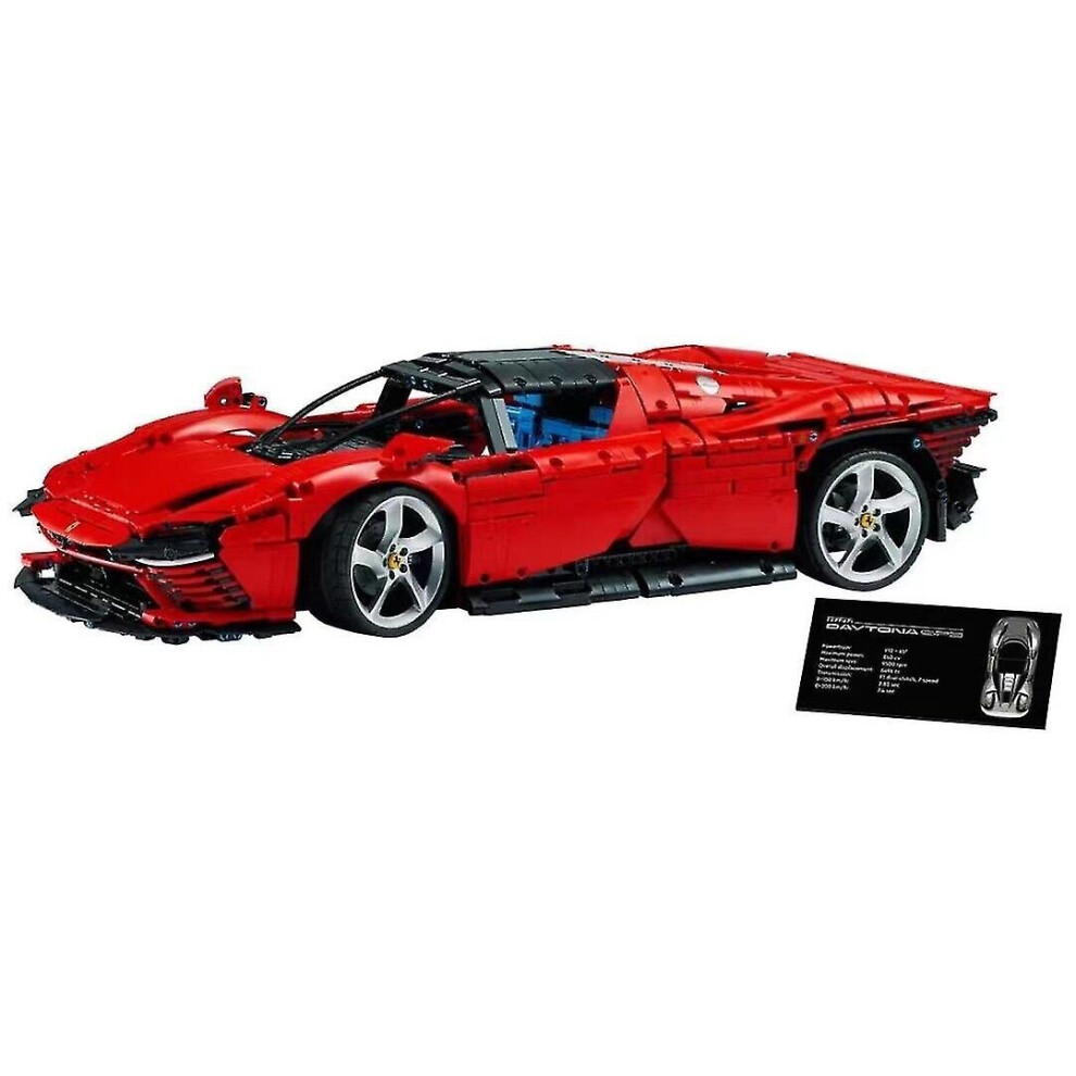 2022 New 3778pcs Technical Ferraried Daytona Sp3 42143 Supercar Model Build