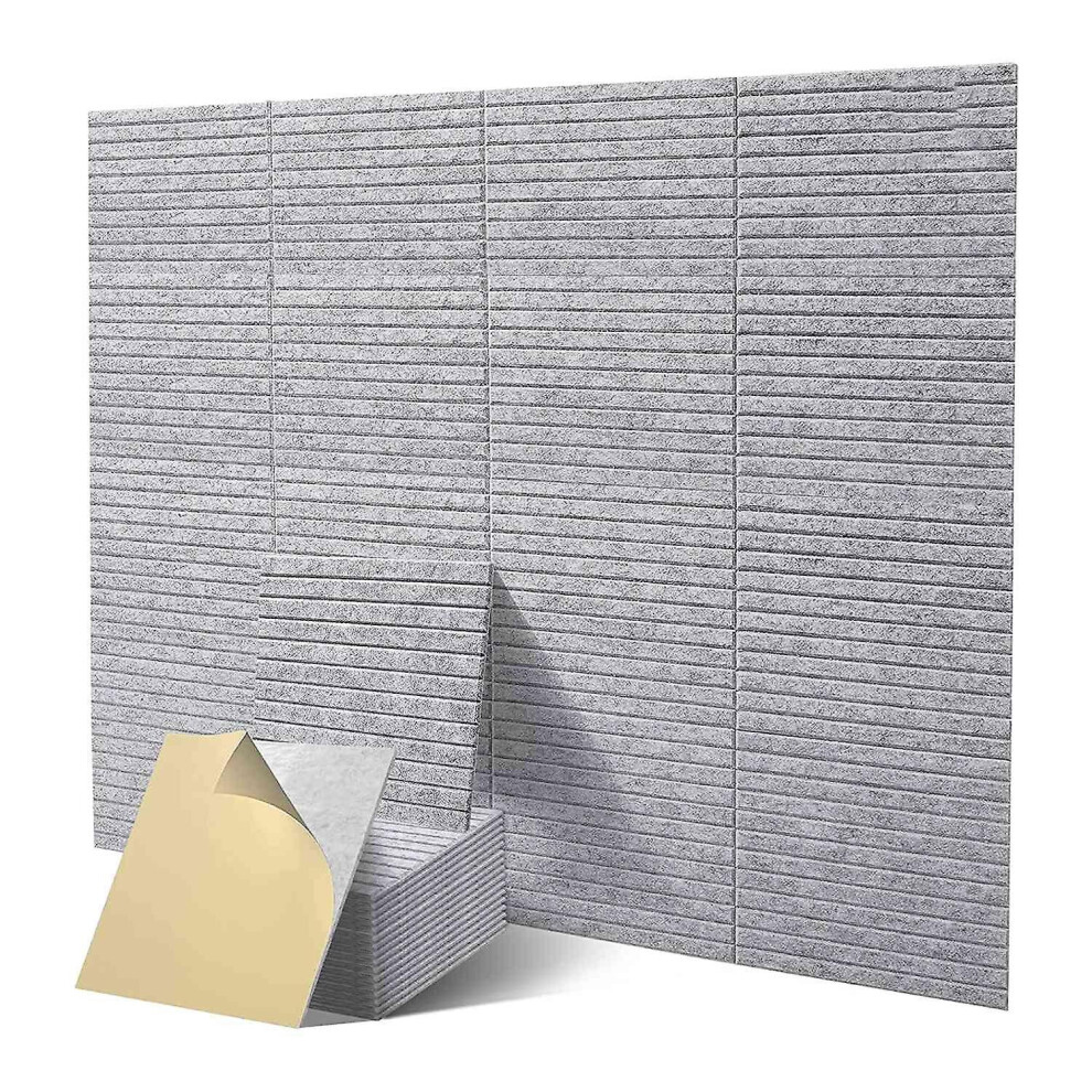16 Pcs Acoustic Panels,Sound Proof Wall Panels,For Studio Absorbs Sound And Eliminates Echoes( Light