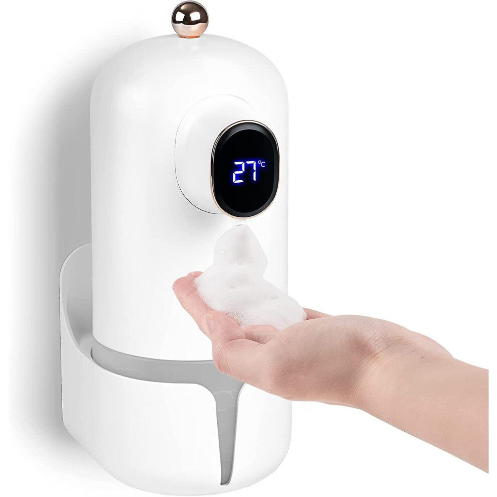 Wall Mounted Automatic Soap Dispenser, Electric Soap Dispenser With Usb, 300ml Touchless Foaming