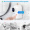 Wall Mounted Automatic Soap Dispenser, Electric Soap Dispenser With Usb, 300ml Touchless Foaming 3