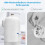 Wall Mounted Automatic Soap Dispenser, Electric Soap Dispenser With Usb, 300ml Touchless Foaming 5