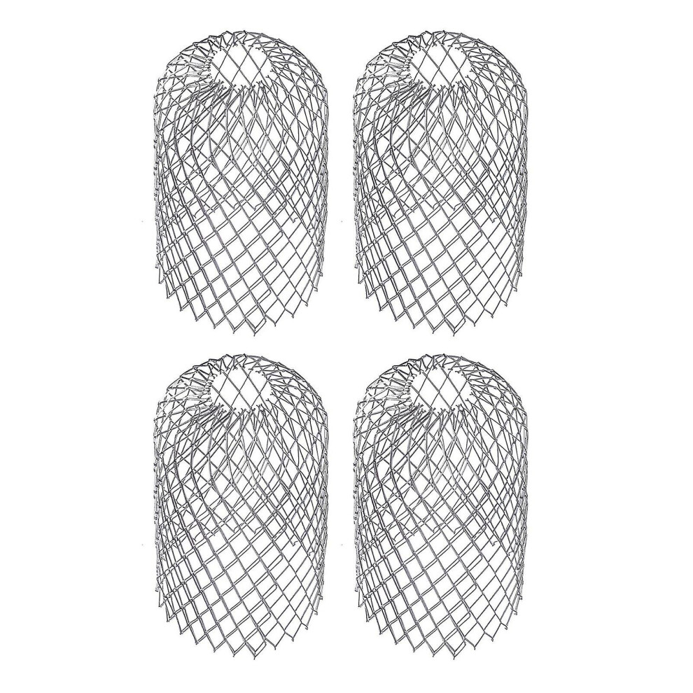 4pcs Stainless Steel Gutter Guard Convenient Fine Mesh Downpipe Protection Gutter Sieve For Outdoor