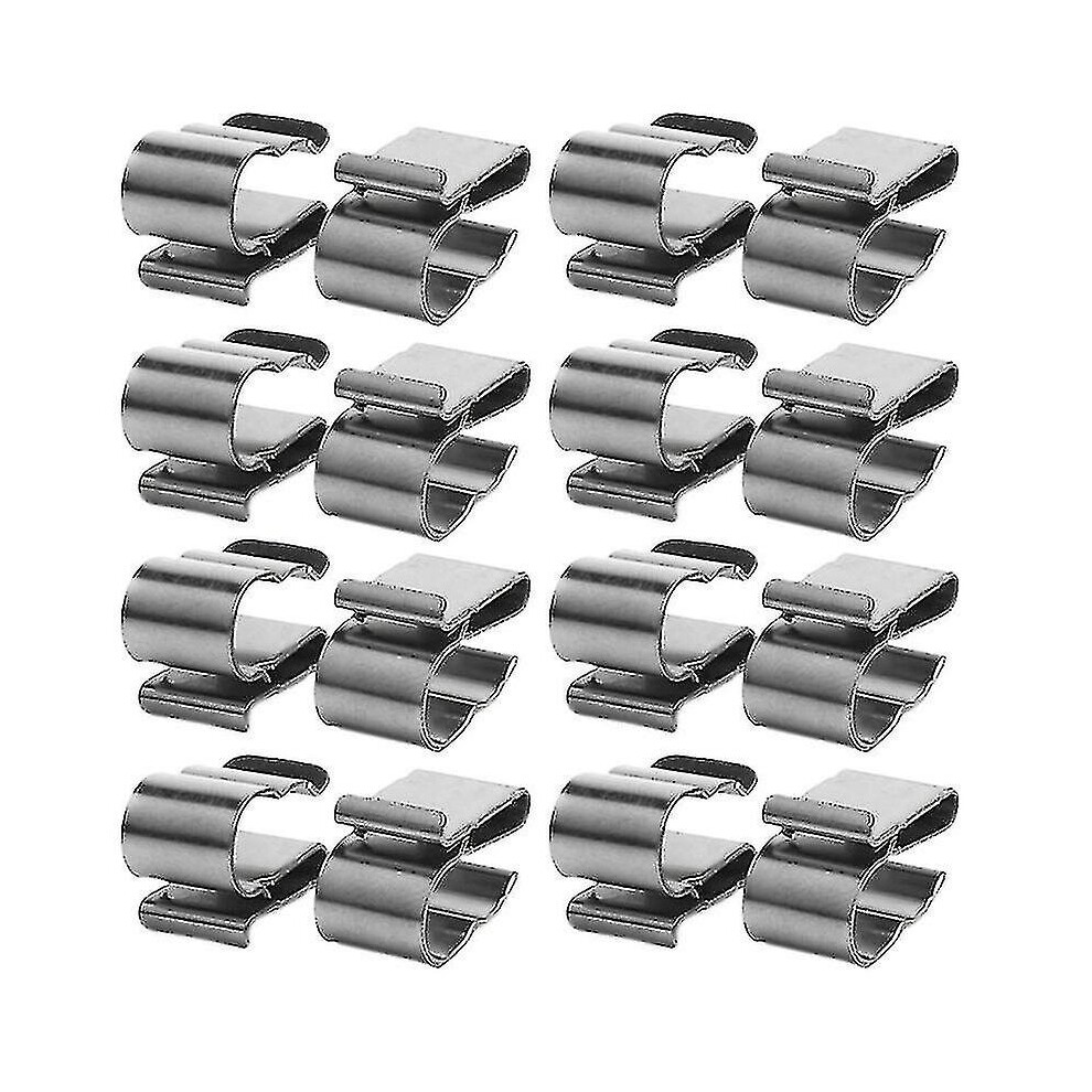 50 Pcs Solar Panel Cable Clips Wire Clamps Anti-rust Photovoltaic Cable Clips