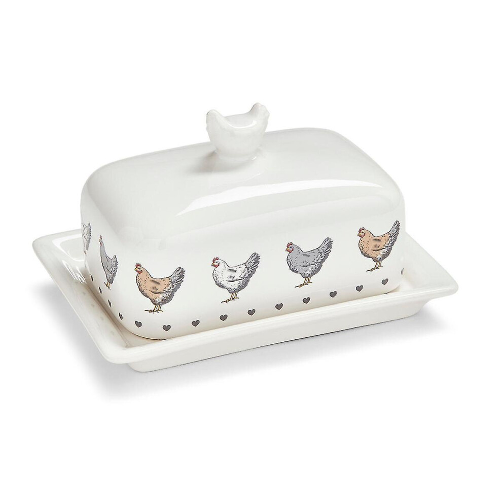 Cooksmart Farmers Kitchen Butter Dish