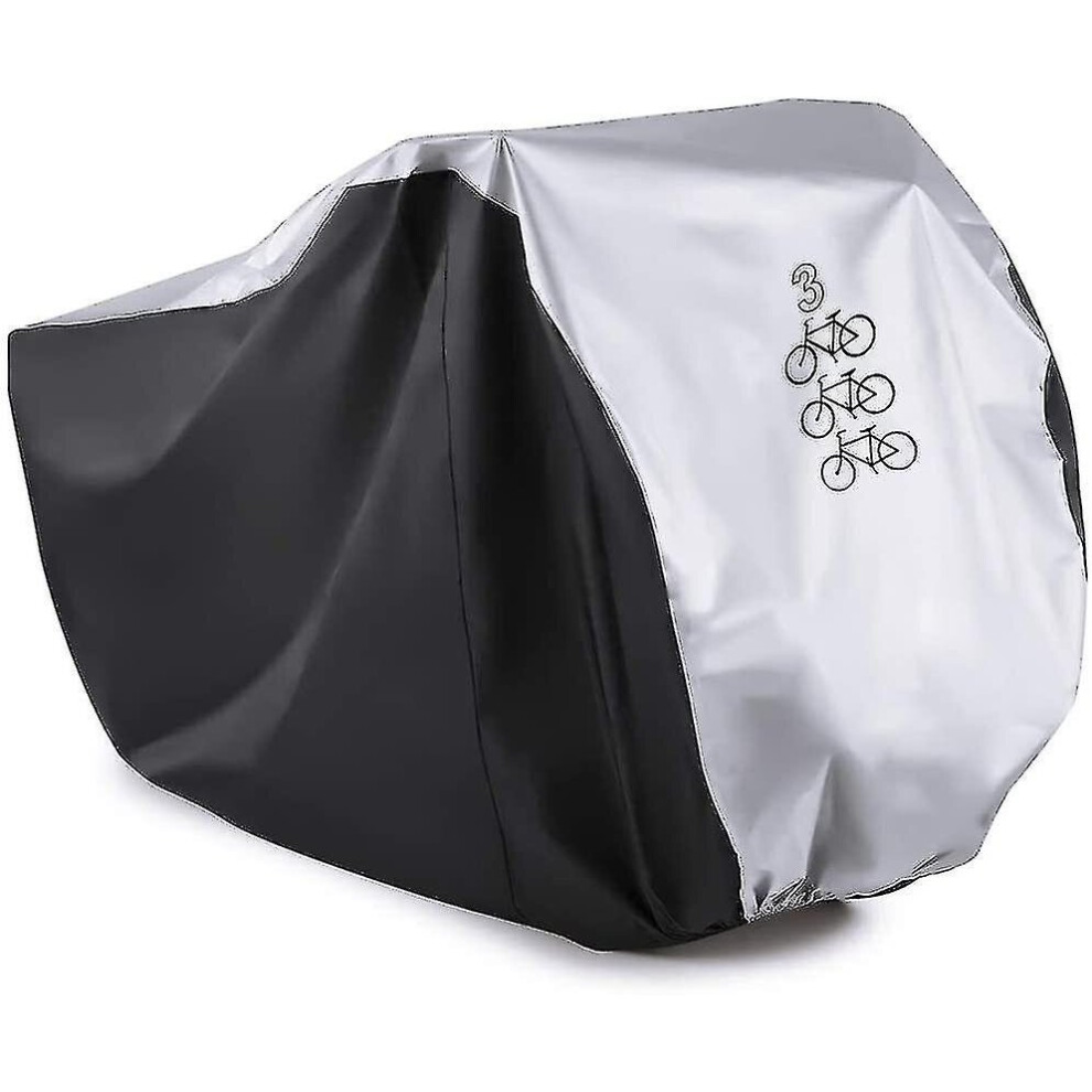 Bike Cover For 3 Bikes Cycle Bicycle Rain Cover Waterproof Bike Cover All Weather Dust