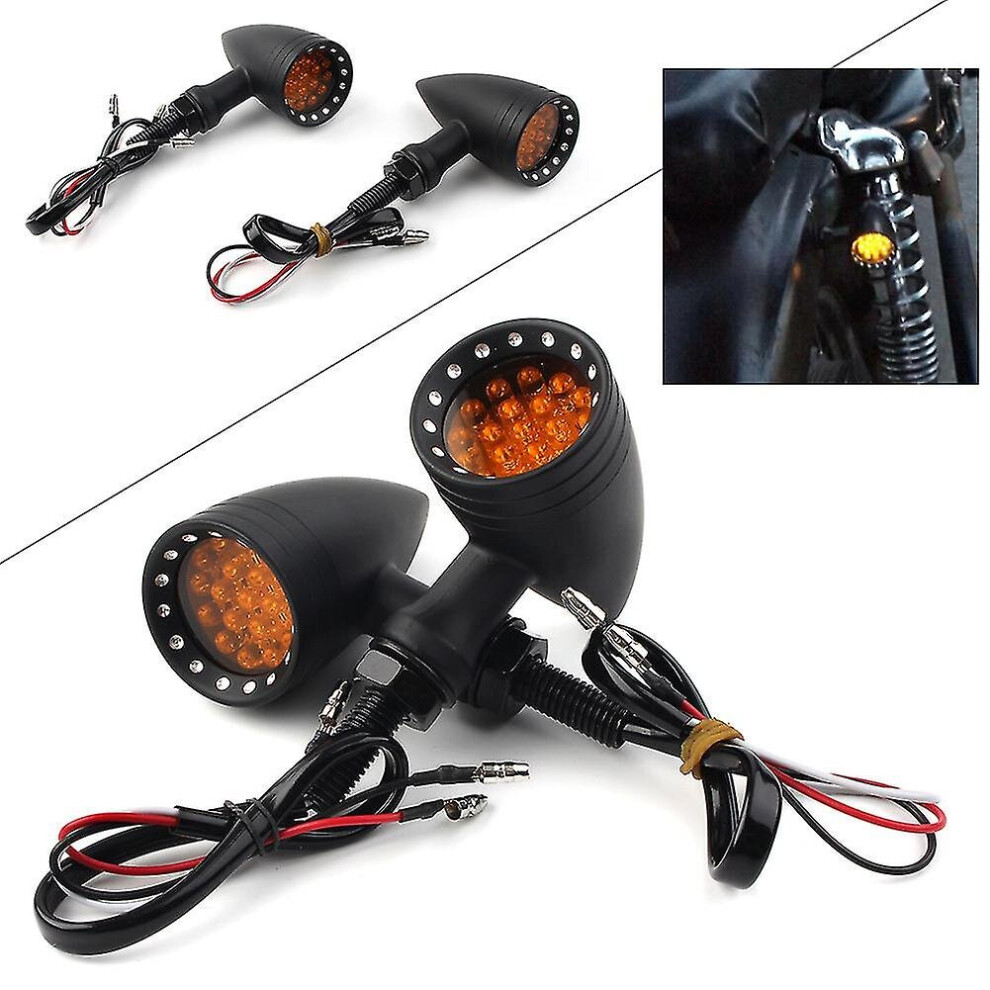 Universal Motorcycle Led Turn Signals Tail Lamp 3 In 1 Blinkers Running For Harley Dyna Cafe Racer Bobber Chopper Light 9468842272008