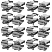 50 Pcs Solar Panel Cable Clips Wire Clamps Anti-rust Photovoltaic Cable Clips