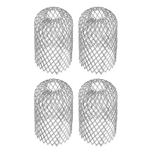 4pcs Stainless Steel Gutter Guard Convenient Fine Mesh Downpipe Protection Gutter Sieve For Outdoor