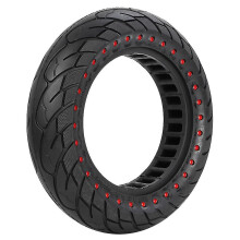 Electric Scooter 10x2.5 Inch Rubber Tyre Puncture Proof Durable Solid Tire For Max G30 Red