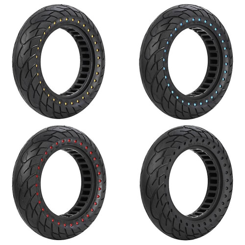 Electric Scooter 10x2.5 Inch Rubber Tyre Puncture Proof Durable Solid Tire For Max G30 Red 1