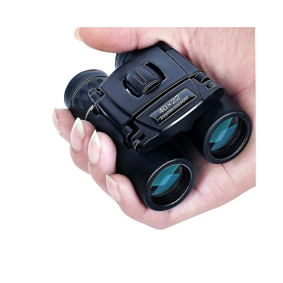 40x22 Hd Powerful Binoculars 2000m Long Distance Folding Mini Telescope Bak4 Fmc Optical For Hunting Sports Outdoor Camping Travel
