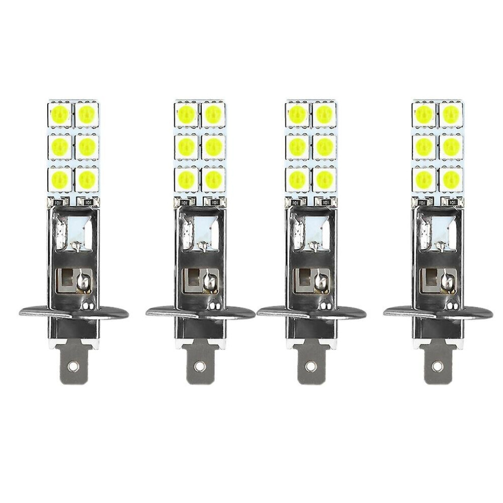 4Pcs H1 6000K Super 80W Led Head Bulbs Kit Fog Driving White/Light