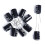 10pcs Capacitor Electrolytic Aluminum 33uf 400v Black 2
