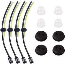 4 Set Universal Strimmer Fuel Pipe Lawnmower Hose Kit Line With Filter,fuel Hose,filter Primer Bulb And Petrol Gasket For Blower Chainsaw Replacement