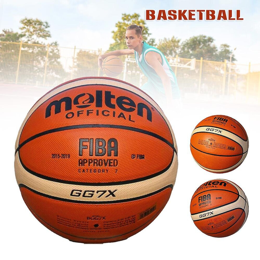 Basketball Ball Official Size 7 Pu Leather Outdoor Indoor Match Training