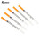10pcs 1ml Disposable Plastic Sterile Insulin Syringe Orange Cap Plastic Liquid Dispenser 3