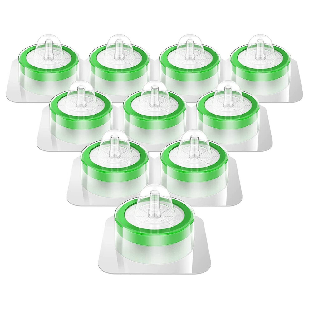 Sterile Syringe Filter Pes 10 Pack, 0.22um Pore Size, 33mm Membrane Diameter, Hydrophilic Filtration High Throughput