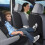 2pcs Kids Kick Mat Black Car Seat Back Protector Dirty Mud Pad 1