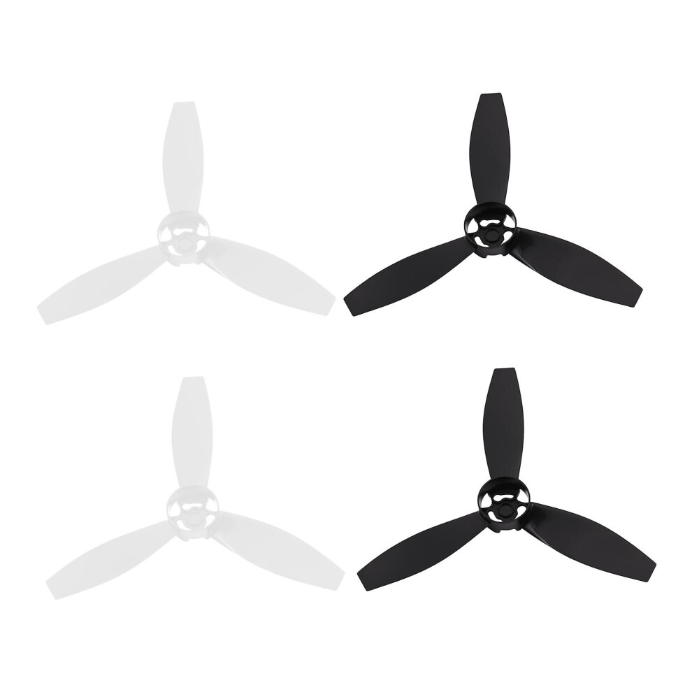 4 Propellers Props Replacement Parts Blades For Parrot Bebop 2 Drone Black/White
