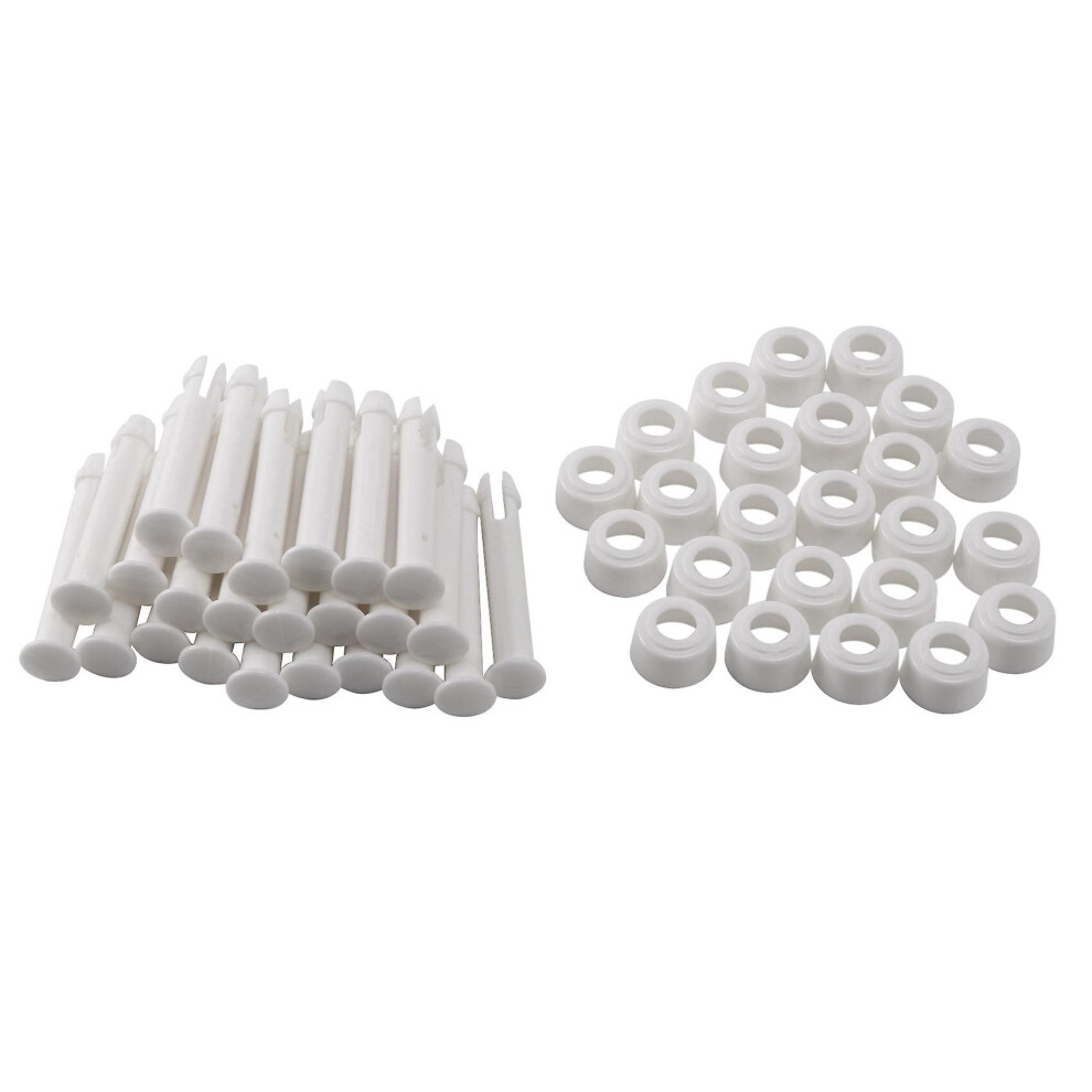 24pcs Abs Pool Joint Pins, 6cm/2.36in Cap Set Seals Compatible Intex
