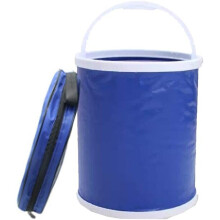 13L Outdoor Collapsible Bucket Portable Folding Bucket Water 2.85 Gal Collapsible Container Storage Wash Basin