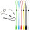 6 Pieces Eyeglasses Straps, Adjustable Silicone Eyewear Retainer, Spectacles Head Band Strap Holder 2