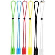 6 Pieces Eyeglasses Straps, Adjustable Silicone Eyewear Retainer, Spectacles Head Band Strap Holder