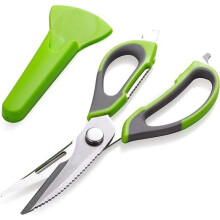 Heavy Duty Kitchen Scissors,Sharp Kitchen Scissors Multi-Purpose Utility Stainless Steel Scissor