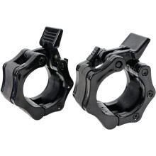 Barbell Clamps (50mm, 30mm, 28mm & 25mm) Plate Locks Collar Clips for Workout Weightlifting Fitness Training