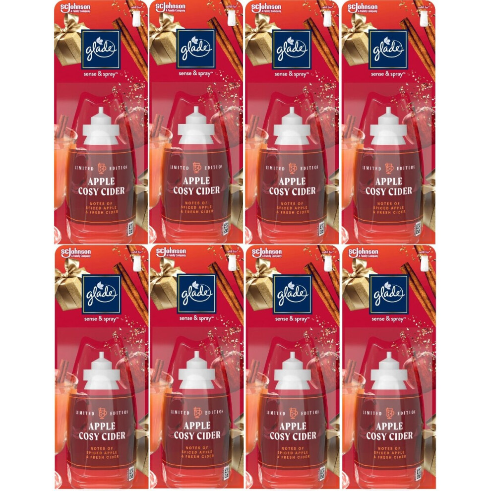 8 x 18ml Glade Sense and Spray Refill - Apple Cosy Cider-image-OPC-PCH2TBJ-NEW