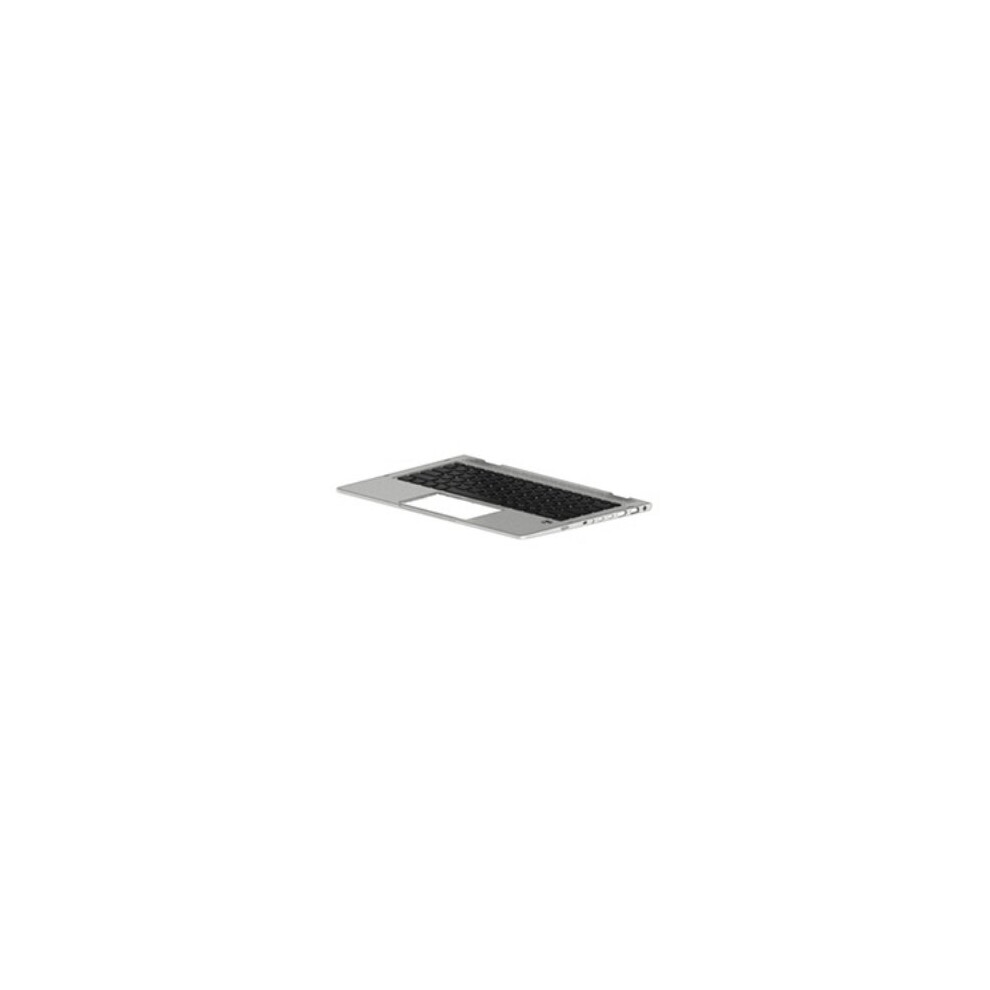 Hp Black Uk Backlit Keyboard & Silver Palm Rest Assembly
