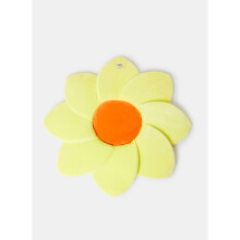 Baby Sink Bath Cushion Soft Quick Drying Bathmat For Infant Bathing Flower shaped Machine Washable Yellow