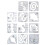 11pcs Free-motion Quilting Template Set-sewing Ruler 1